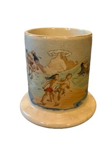 Taza Trader Vic's Tropical Island Tiki Frolic Adulto Sexy Niña De Colección - 1963 - Imagen 1 de 9