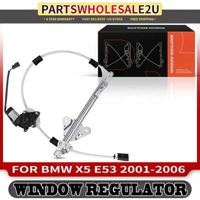 Front Passenger Right Window Regulator with Motor for Jeep Cherokee XJ 1997-2001 - Image 1 of 4