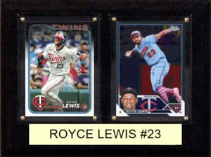 Placa de tarjeta Royce Lewis Minnesota Twins 2024 Topps 6x8 - Imagen 1 de 1