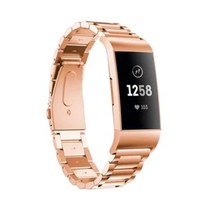 Stainless Steel Charge3 Watch Band Metal Strap Bracelet For Fitbit Charge 4 3 - Picture 1 of 14