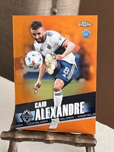 2022 Topps Chrome MLS Orange Refractor #112 Caio Alexandre RC 24/25 – Flat S/H - Picture 1 of 2