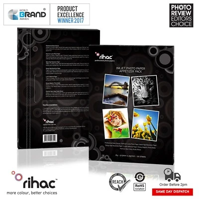 A4 Inkjet Photo Paper Pack -High Gloss Matte Sticker Magnetic Canvas Semi Gloss - Image 1 of 4