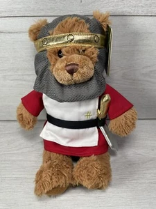 Rear Harrods Knightsbridge Teddy Bear With Sword And Armed Suit 05104744 - Picture 1 of 11