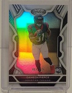 2022 Panini Certified Mirror No.125 Dameon Pierce #268/325 ROOKIE RC TEXANS - Bild 1 von 2