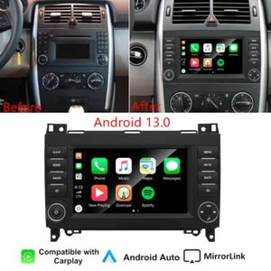 7" Stereo Radio GPS For Mercedes B-Class W245 B150 B160 B170 B180 B200 2004-2012 - Picture 1 of 24