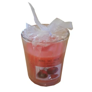 3 x ROSE SCENTED WAX CANDLES in JAR - Picture 1 of 1