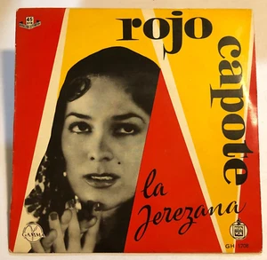 LA JEREZANA - ROJO CAPOTE - 7¨ EP, PS, SPANISH FOLK - Picture 1 of 4