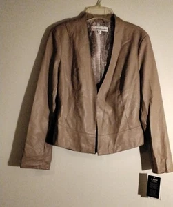 G by Giuliana Rancic Light Brown Jacket Women's MED • NEW w/tags  (#173) - Picture 1 of 3
