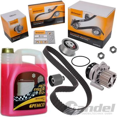 CONTI ZAHNRIEMENSATZ + WASSERPUMPE passend für AUDI A3 A4 A6 VW GOLF PASSAT TDI - Bild 1 von 4