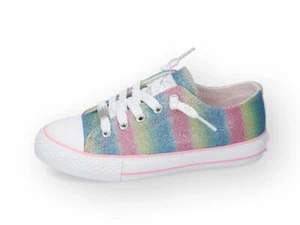 Zapatillas deportivas Dockers by Gerli para niños Low Top plateadas brillantes - Imagen 1 de 2