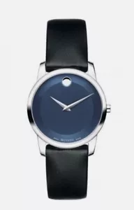 NEW Movado 0606611 Ladies Museum Blue Dial $495 Watch - Picture 1 of 1