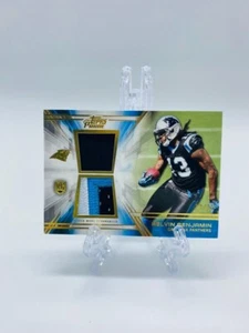 2014 Topps Prime Dual Relics Gold /75 Kelvin Benjamin #DR-KB Rookie - Picture 1 of 2