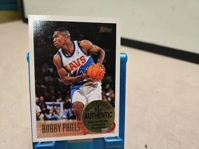 Convención Nacional de Coleccionistas Deportivos 1996 Topps Certificado 1/1 Bobby Phills Foto 1 de 3