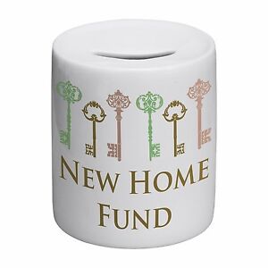 New Home Fund Novelty Ceramic Money Box