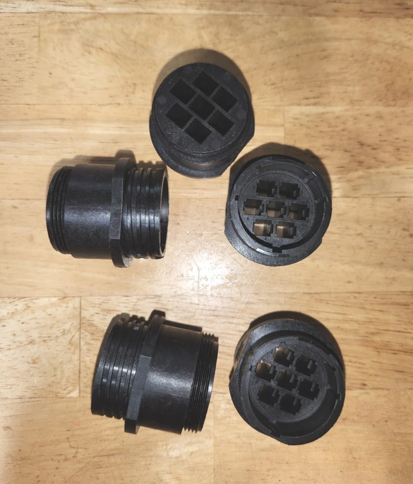 AMP TE Connectivity 206137-2 (5pcs) 7 Position CONNECTOR SIZE 23 FREE HANGING  - Image 1 of 2