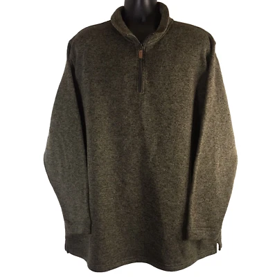 Chaqueta de manga larga para hombre Saddlebred grande y alta azul cuarto cremallera bolsillos talla XLT Foto 1 de 4