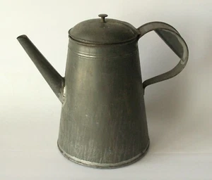 Antique tin country stove cook-top coffee pot rustic Americana - Picture 1 of 5