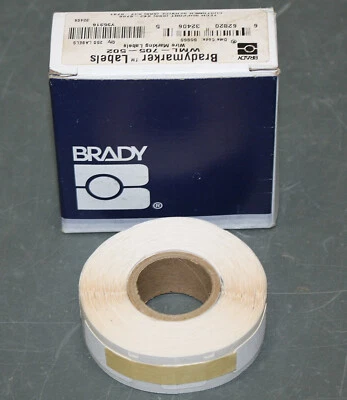 (250) Brady Wire Marking Label WML-705-502, 1" x 1/2", Vinyl, B-502, 12 - 10 AWG - Image 1 of 4