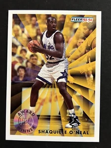 93-94 Fleer Basketball Shaquille O'Neal Orlando Magic Rookie of Year Card #231 - Picture 1 of 2