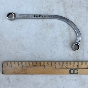 KMO J4242 Doppel-Box 5/8" x 9/16" Hindernis gebogener Schraubenschlüssel 12 pt. USA - Bild 1 von 5
