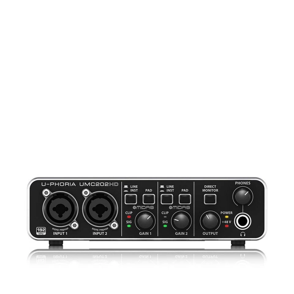 Behringer UMC202HD U-Phoria USB Audio Interface