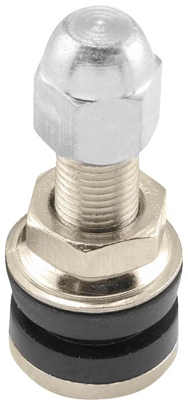 Vástago de válvula sin cámara cromado BikeMaster 151402 Foto 1 de 1