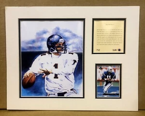 Atlanta Falcons Jeff George 1994 Football 11x14 MATTED Kelly Russell Print - Picture 1 of 1