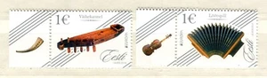 EST_571- EST_572- 2014 Estonia EUROPA EUROPE musical instruments MNH - Picture 1 of 1