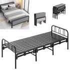 Folding Single Bed Metal Frame 2ft6/3ft Guest Bed Home Office Dorm Sleep Spare