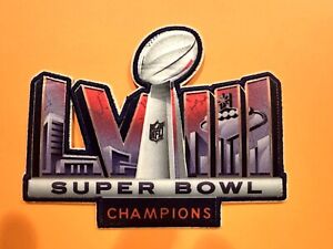 Super Bowl LVIII 58 CHAMPIONS Patch Iron/Sew/Stick On Shirt Hat 3" x 2.5"