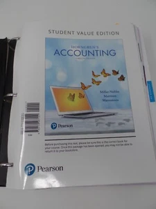 HORNGRENS ACCOUNTING 12. AUSGABE, STUDENTENWERT LOOSEBLATT AUSGABE ~ NUR BUCH - Bild 1 von 7