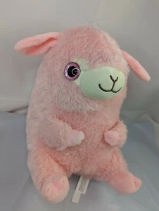 Nanco Pink Llama Plush 10 Inch Stuffed Animal Toy  - Picture 1 of 9