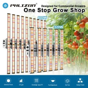 800W Araña Samsung LED Barra de Luz de Crecimiento Regulable Lámpara Comercial Interior Vegetal Flor - Imagen 1 de 44