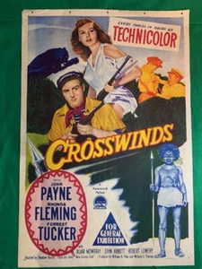 MOVIE POSTER ONE SHEET - AUSTRALIAN - CROSSWINDS - 1949 - Picture 1 of 1