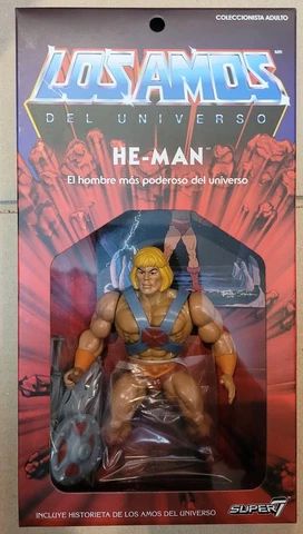 2018 He-Man Masters of the Universe LOS AMOS Del Universo Exclusive Super 7 MIB Cover