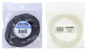 Beadalon® Hollow Rubber Tubing Cord for Covering Stringing Material - Picture 1 of 3