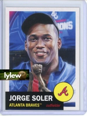2021 Topps Living Set * JORGE SOLER * Card #465 * Atlanta Braves - Image 1 of 3