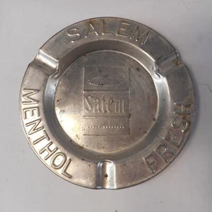 VINTAGE Salem Menthol Flavor Cigarettes Tin Ash Tray  - Picture 1 of 3