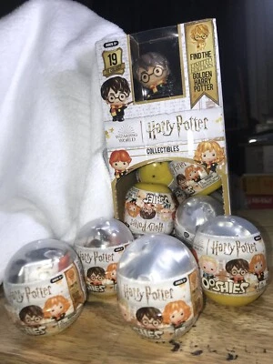 Lote de 4 piezas - Harry Potter Ooshies Squishy Mini Figura Contenedor Sellado Coleccionable Foto 1 de 4