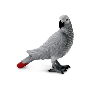 Safari Ltd African Gray Parrot Bird Animal Figure NEW IN STOCK - Picture 1 of 3