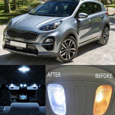 Kit interior LED xenón blanco bombillas de repuesto para KIA Sportage 4 QL 2016-2019 Foto 1 de 4