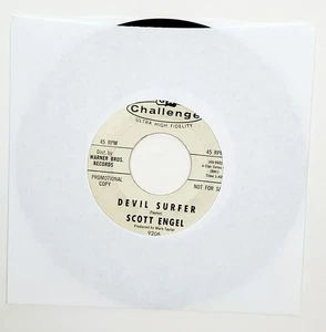 Scott Engel Devil Surfer 45 RPM Challenge 9206 Promo ULTRASONICALLY CLEANED - Picture 1 of 3