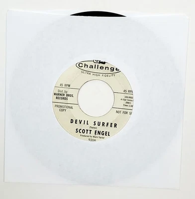 Scott Engel Devil Surfer 45 RPM Challenge 9206 Promo ULTRASONICALLY CLEANED - Image 1 of 3