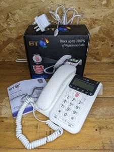 BT Decor Phone 2600 Call Blocking Corded Landline Home Telephone Answer Machine - Zdjęcie 1 z 4