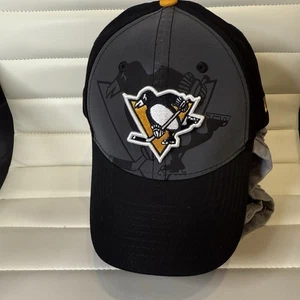 Pittsburgh Penguins Jugend Druckknopflasche Mütze - New Era 9FORTY verstellbar - schwarz/gold - Bild 1 von 7