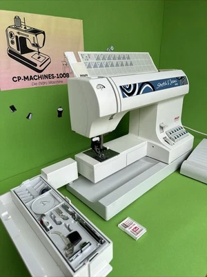 Nähmaschine Pfaff Stretch & Jeans 6120 mit IDT-System Näht Leder, Jeans Top ✅ - Bild 1 von 4