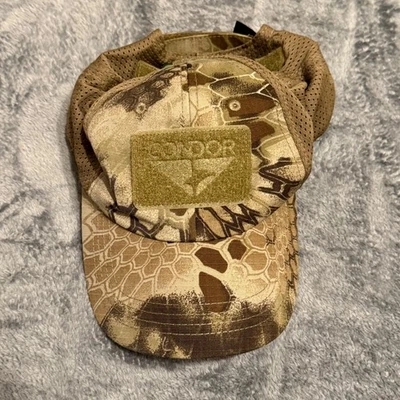 Gorra de béisbol Condor táctica camuflada SUCK IT UP BUTTERCUP parche malla trasera Foto 1 de 4
