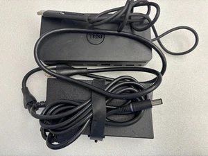 DELL D6000 USB-C 3.0 DOCKING STATION WITH 130W ADAPTER used good - Picture 1 of 4