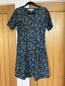 Seasalt Cord Dress Teal/Blue Size 10, Lined With Pockets - Picture 1 of 6