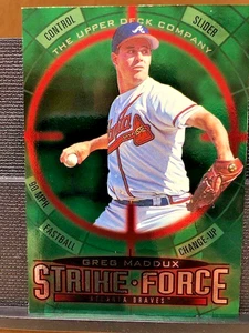 1996 Upper Deck Strike Force #65 Greg Maddux Foil - Atlanta Braves HOF - N Mint - Picture 1 of 12